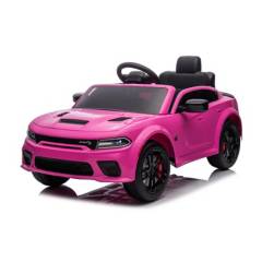 KIDSCOOL - Dodge Charger SRT rosado bateria 12V