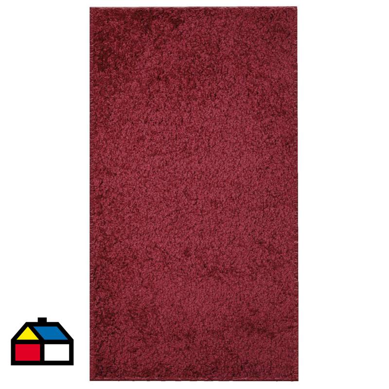 DORAL - Bajada shaggy 60x100 cm rojo