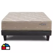 JUST HOME COLLECTION - Cama Europea High Resilience Cumbre 2 plazas Beige