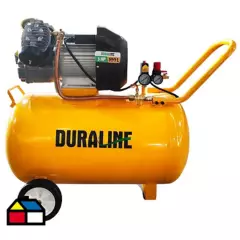 DURALINE - Compresor de Aire 3 HP 100 Litros 859 - 100