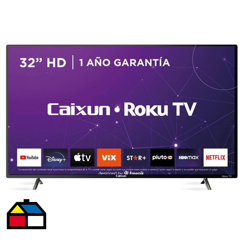 CAIXUN - Smart TV LED 32 " HD C32V1HR ROKU