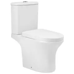 STRETTO - Toilet Two piece New Atos Muro 18 cm 4,8 Litros Blanco