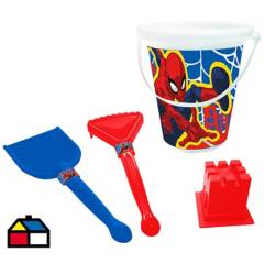 DISNEY - Set playa balde y accesorios Spiderman