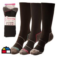 SKECHERS WORK - Pack 3 calcetines técnicos Mujer