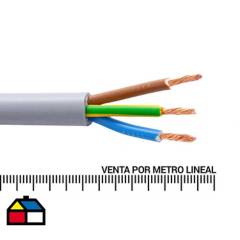 RHONA - Cordón 3X1,5 mm metro lineal Gris
