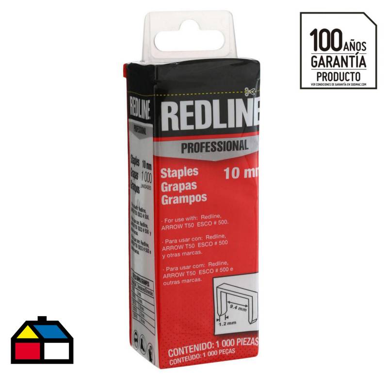 REDLINE - Grapa 10 mm