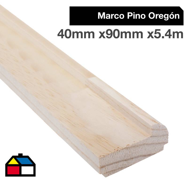  - Juego Marco para puerta Pino oregón Premium 40 mm x 90 cm