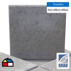 GRAU - Pastelón gris 40x40x4 cm