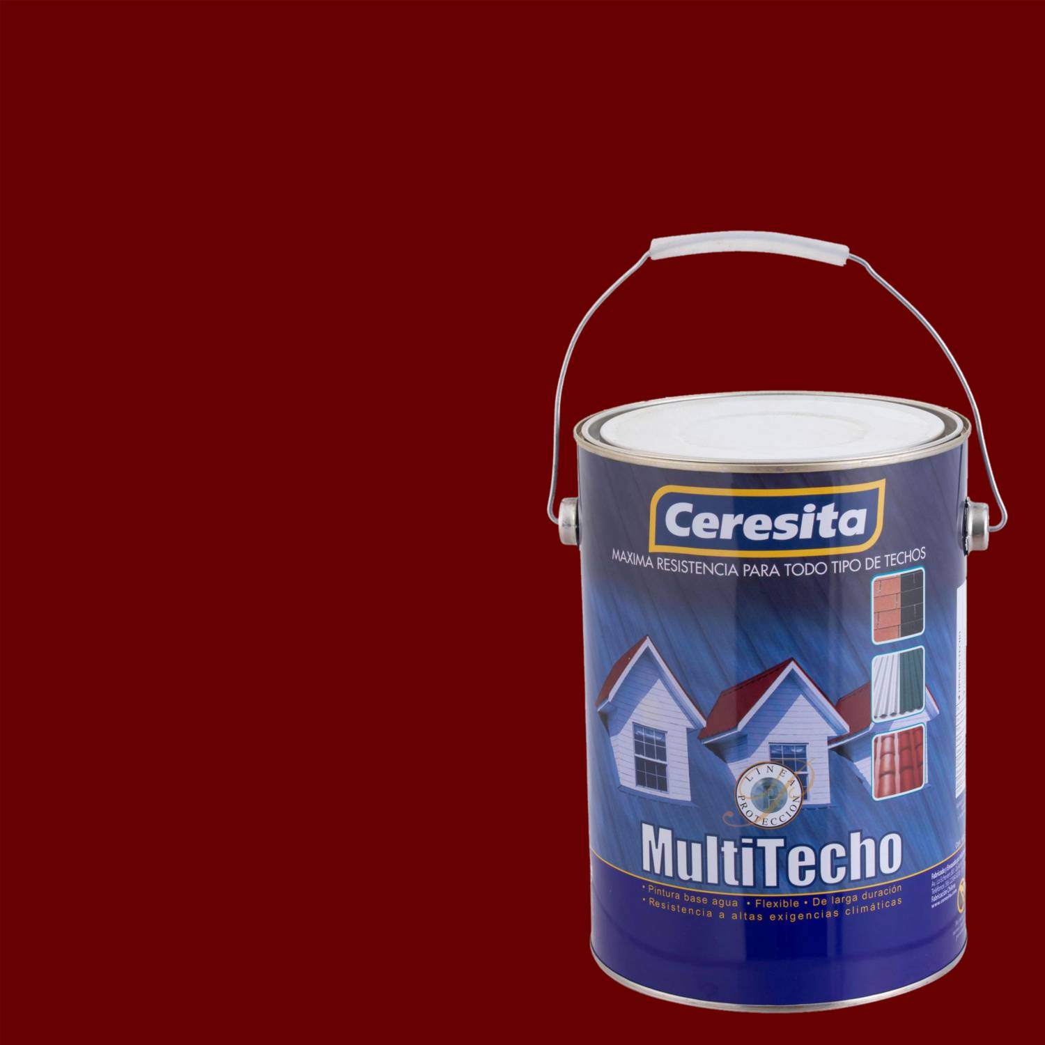 Pintura para techo a base de agua satinado 1 gl rojo colonial | Sodimac  Chile