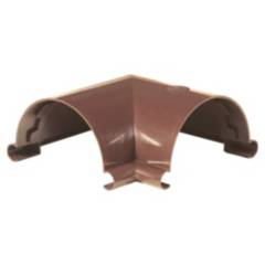 CORDILLERA - Esquinero canaleta PVC marrón