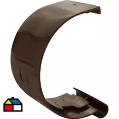 GENERICO - Unión canaleta PVC marrón