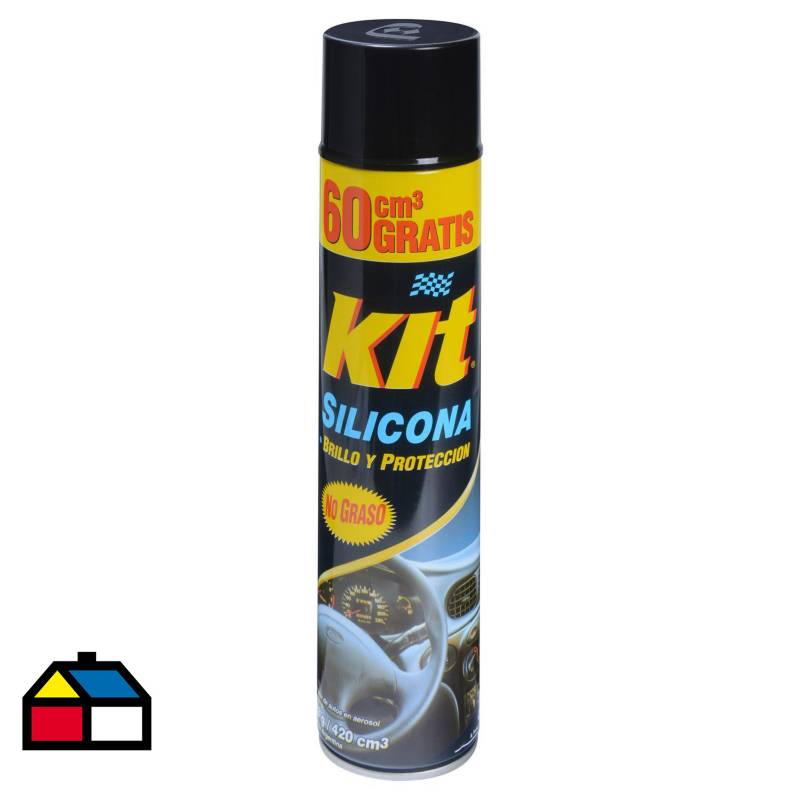 KIT - Silicona en spray para auto 420 cc