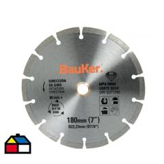 BAUKER - Disco de diamante 7" acero