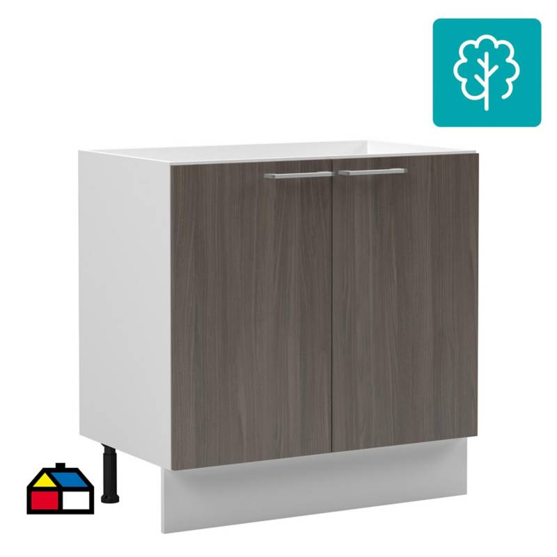 JUST HOME COLLECTION - Mueble base 2 puertas sin cubierta.