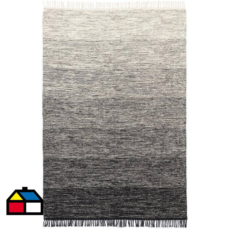 JUST HOME COLLECTION - Alfombra 120x170 cm negro/gris