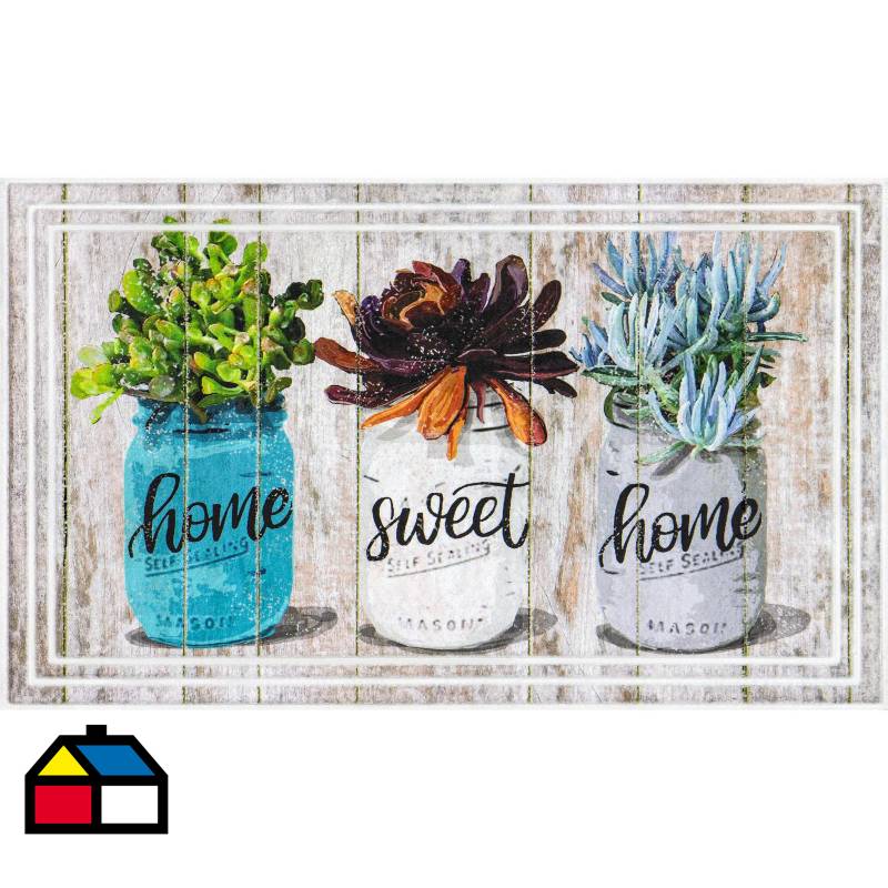 JUST HOME COLLECTION - Limpiapies Sweet Home 45x75 cm