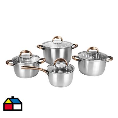 Kit Batería Cocina 8 Piezas + Set Utensilios Simplit