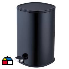JUST HOME COLLECTION - Papelero cilindro 5 l negro