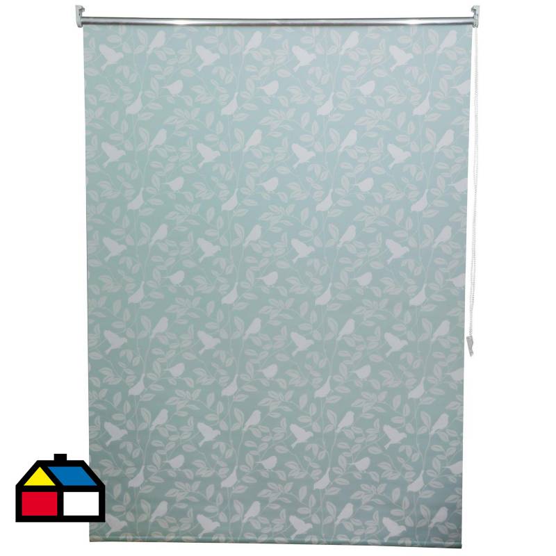 JUST HOME COLLECTION - Cortina enrollable Bird mint 160x165 cm