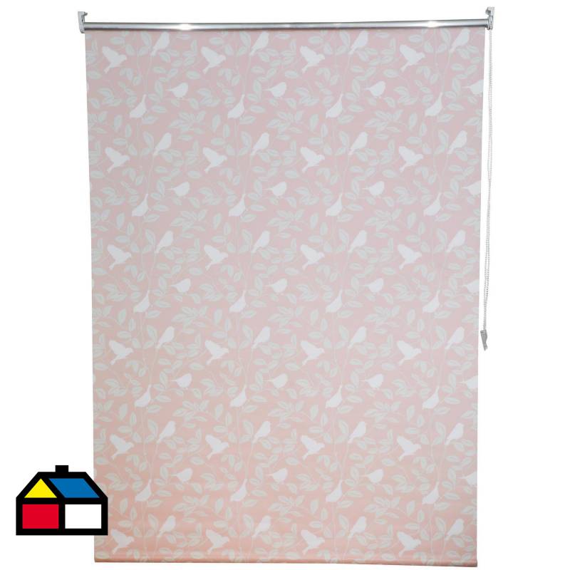 JUST HOME COLLECTION - Cortina enrollable Bird pink 120x165 cm