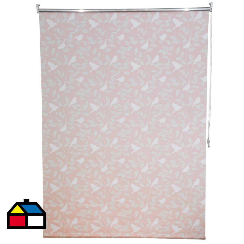 JUST HOME COLLECTION - Cortina roller bird pink 160x165 cm