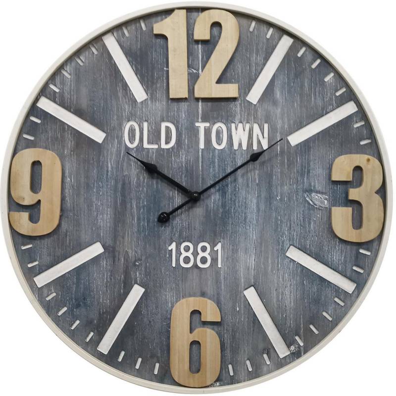 JUST HOME COLLECTION - Reloj old town 60 cm gris