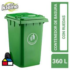 KLEINE WOLKE - Basurero contenedor de basura 360 L