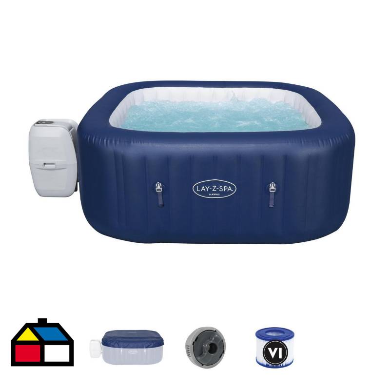 BESTWAY - Spa inflable Hawai 180x180x71 cm