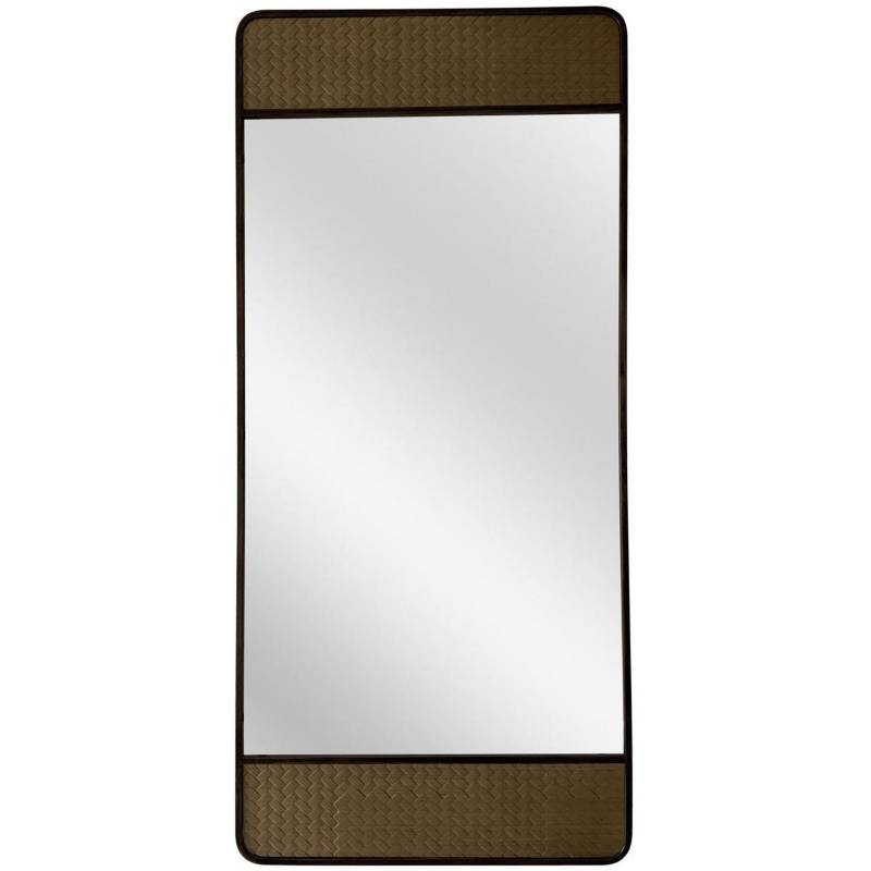 HOMY - Espejo phone 55x120 cm dorado/negro