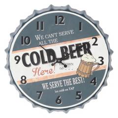 HOMY - Reloj cold beer 30 cm