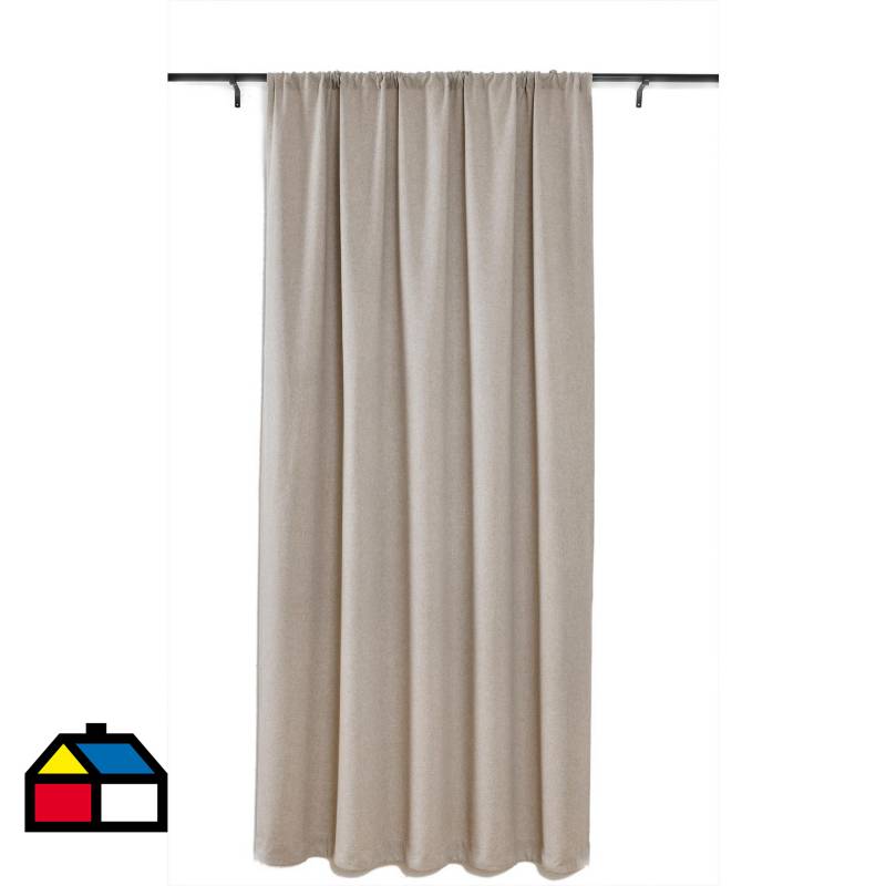 JUST HOME COLLECTION - Cortina elo 140x220 cm gris