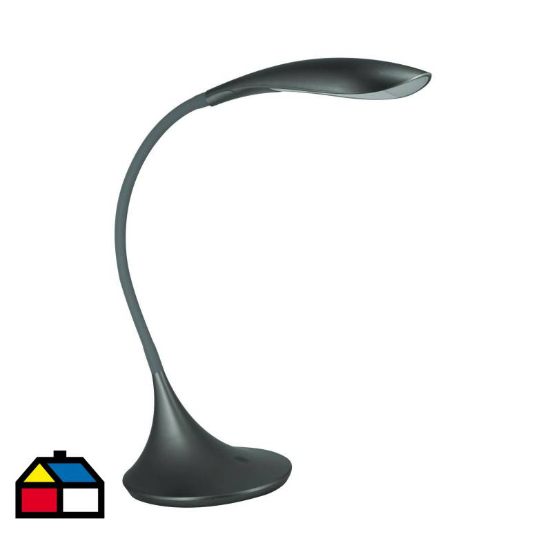 JUST HOME COLLECTION - Lámpara de escritorio led cobra gris