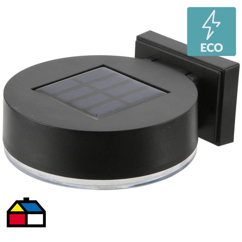 JUST HOME COLLECTION - Aplique solar led Negro