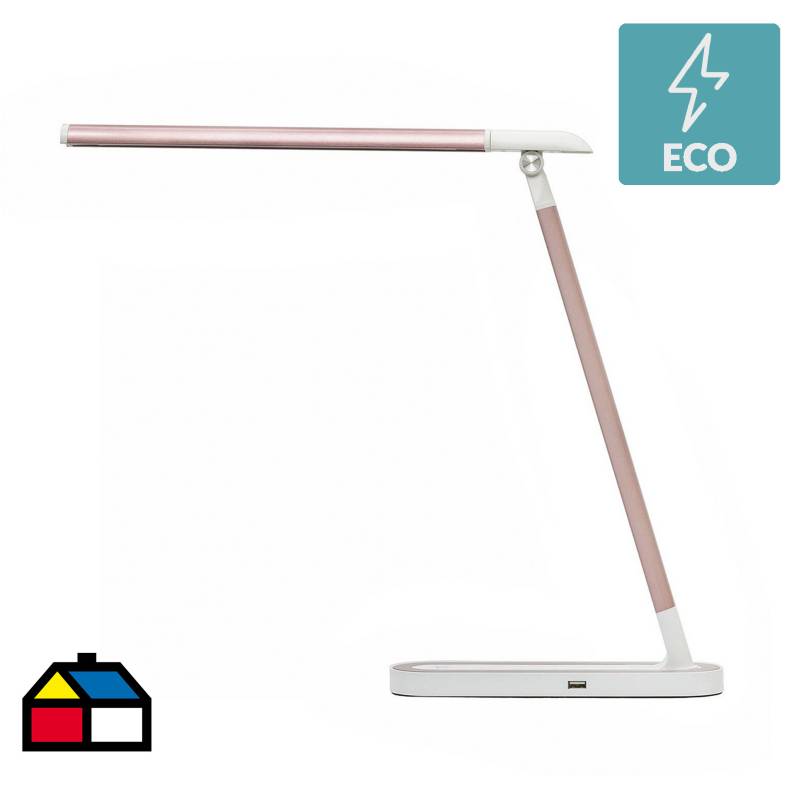 JUST HOME COLLECTION - Lámpara de escritorio led rosado