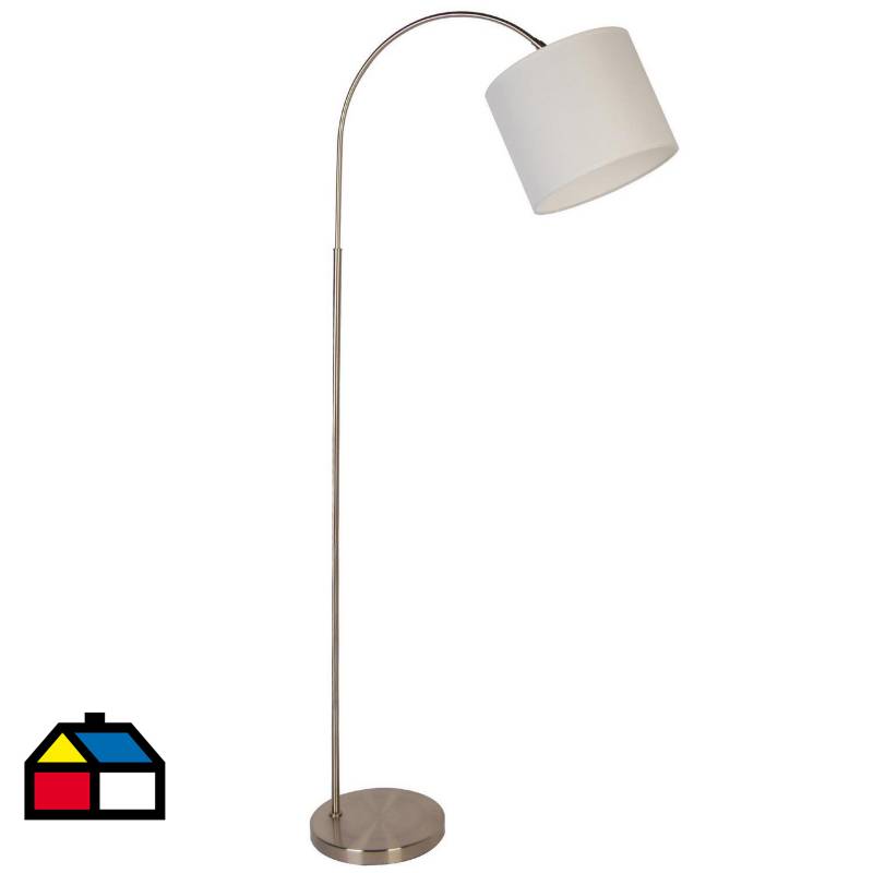 JUST HOME COLLECTION - Lámpara de Pie 1 luz E27 blanca