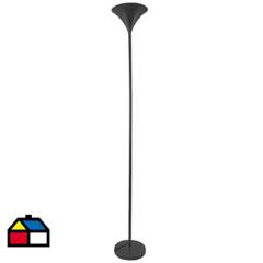 JUST HOME COLLECTION - Lámpara de pie metal 1 luz E27 gris.