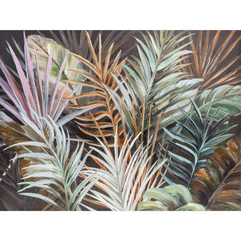 HOMY - Canvas hojas colores 120x90 cm
