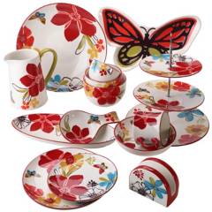JUST HOME COLLECTION - Bowl 15 cm flores mariposa