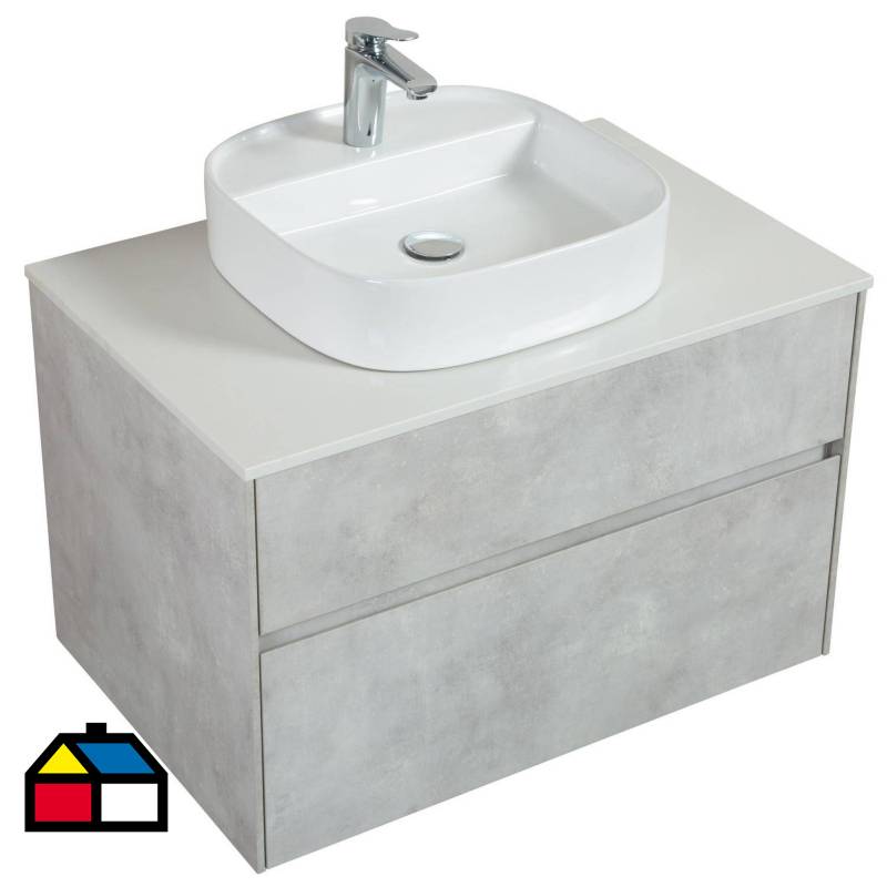 SENSI DACQUA - Mueble baño lvm lamina 79.4x52.50