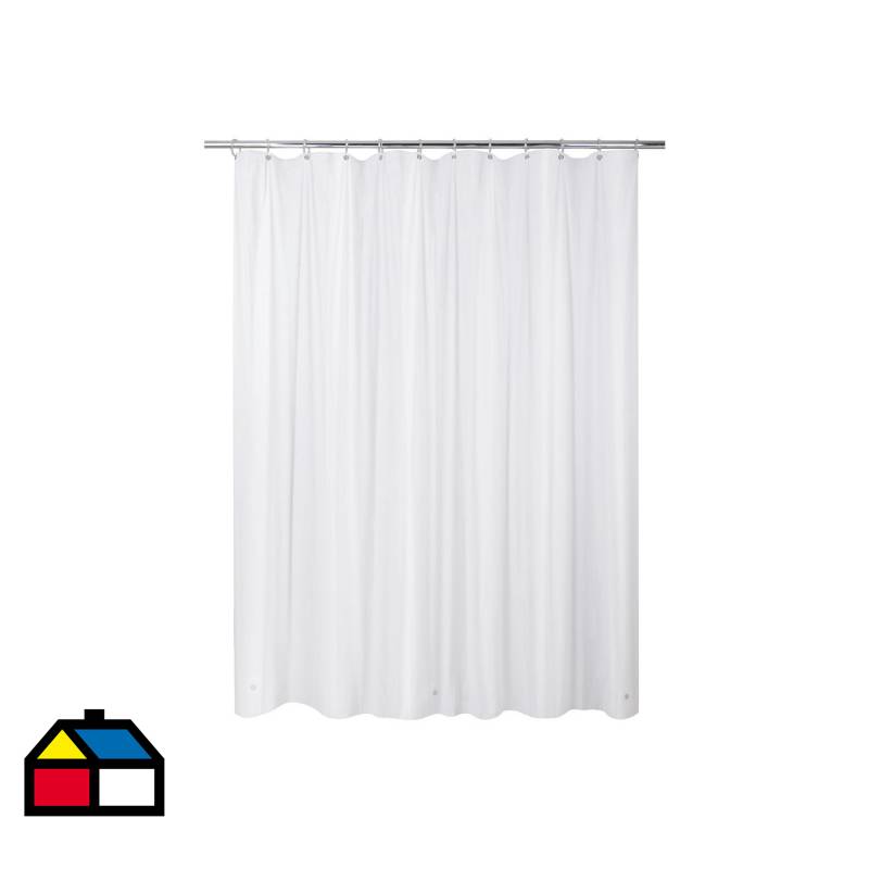 CASA BONITA - Forro cortina de baño 178x180 cm blanco