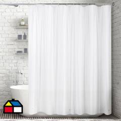 CASA BONITA - Forro cortina de baño 190x195 cm blanco