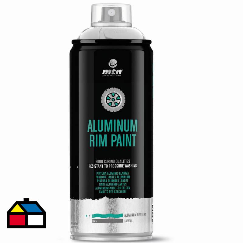 MONTANA COLORS - Pintura para Llantas en Spray Brillante Aluminio 400ml