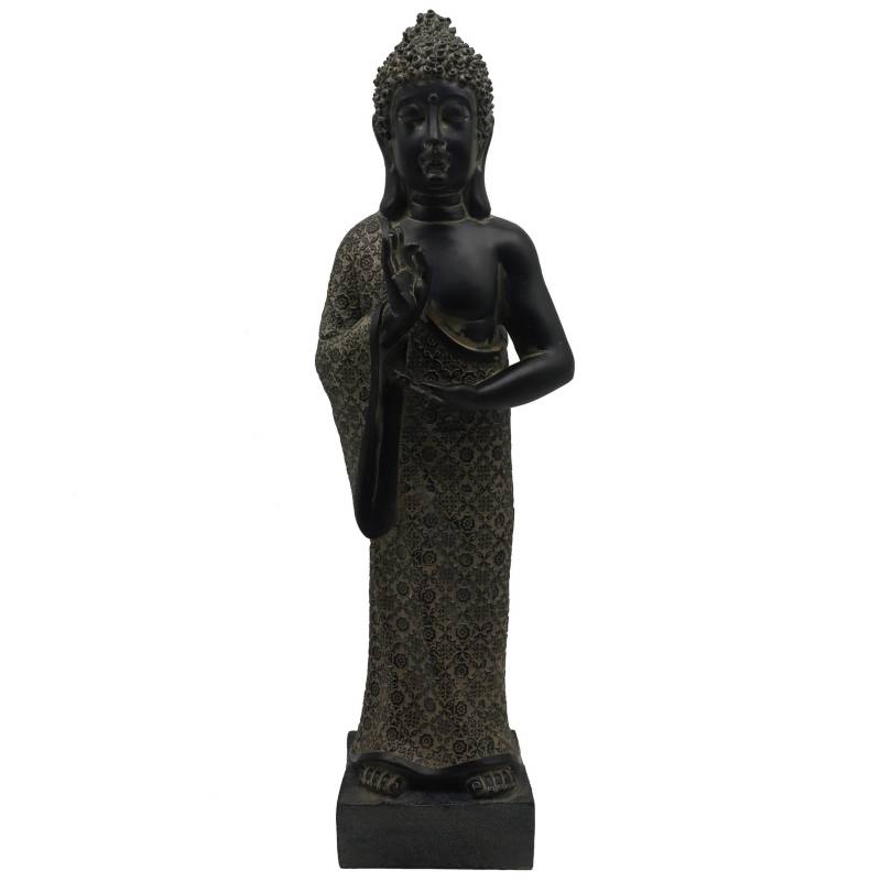 JUST HOME COLLECTION - Buda de pie resina 50,5 cm