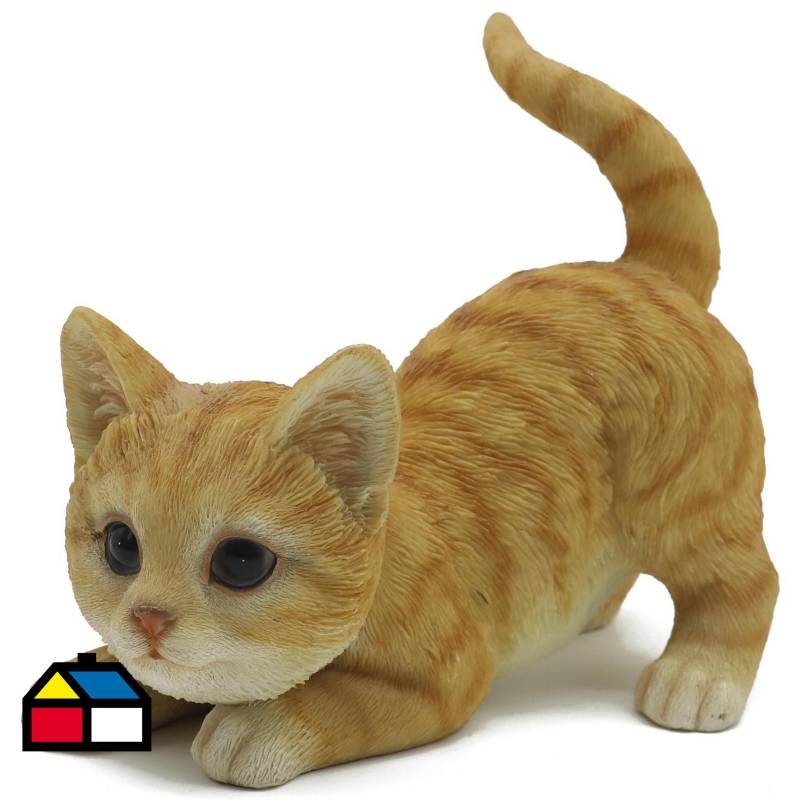 JUST HOME COLLECTION - Gato amarillo 19 cm Amarillo
