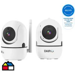 DAIRU - Set 2 cámaras de seguridad smart interior FULL HD Wifi