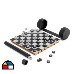 UMBRA - Set ajedrez damas negro Negro.