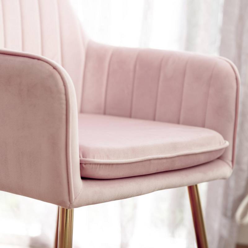 Silla Jaca Velvet rosa 