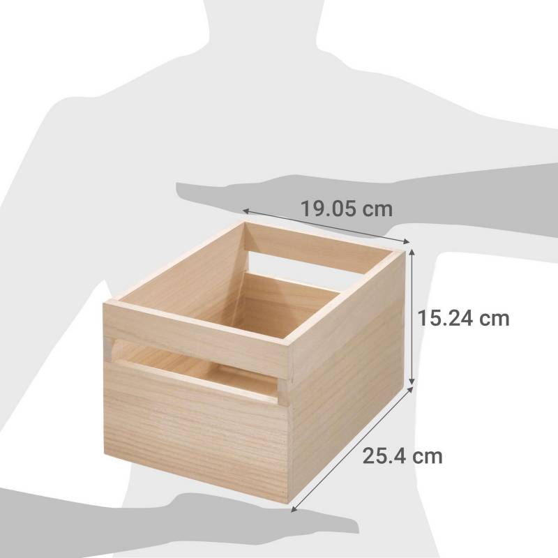 Caja madera palet 22.5*14.5*6 cm