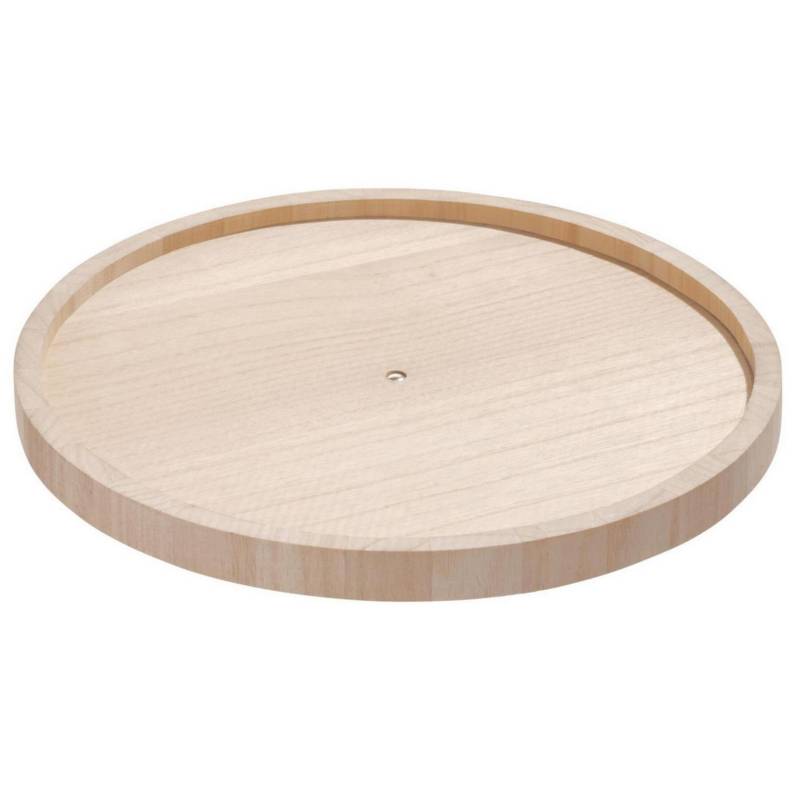 Bandeja madera redonda 26,67x3,8 cm.
