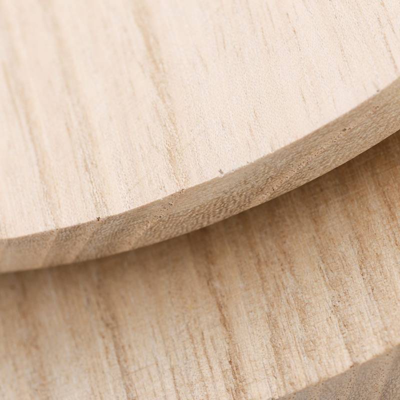 Bandeja madera redonda 26,67x3,8 cm.